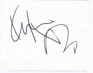 Kylie Minogue Signed Autograph - Glastonbury Legend