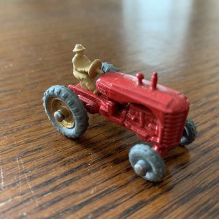 Vintage Matchbox Lesney Massey Harris Tractor No.  4 with Box 3