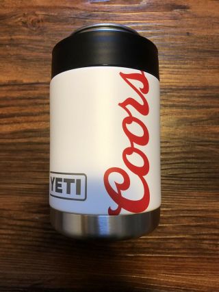 Yeti Coors Light Beer Colster 12 Oz Can Of Worms Bank.  Fast