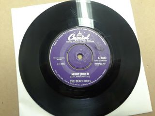 Beach Boys - Sloop John B,  India 1966,  Capitol F.  5602,  7 " Vinyl Import