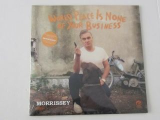 Morrissey World Peace Is None Of Your Business 2xlp Orange Vinyl Smiths
