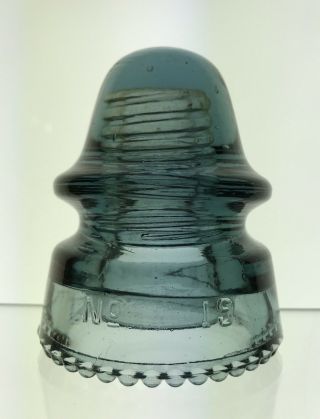 CD 162 Delft Blue McLaughlin Glass Insulator 2