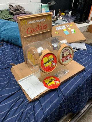 Rare Vintage 1970s 80s Ronald Mcdonalds Advertising Cookie Store Display Sign