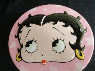 Vintage Betty Boop Metal Tin Collectible Lunch Box - Tin Box Company - Gently