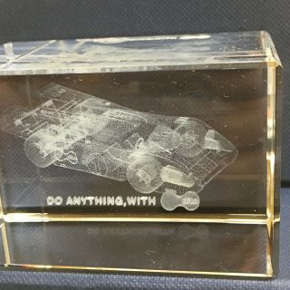 Gifted Porsche 917 Laser Cut Paperweight From " Elite ".  In Gift Box