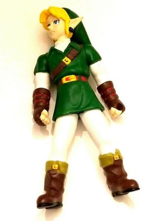 The Legend of Zelda Ocarina Of Time Link Action Figure 1998 n64 BD & A 3