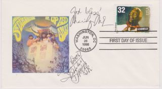 Signed Marilyn Mccoo Billy Davis Jr Fdc Autographed First Day Cover 5th Dimensio