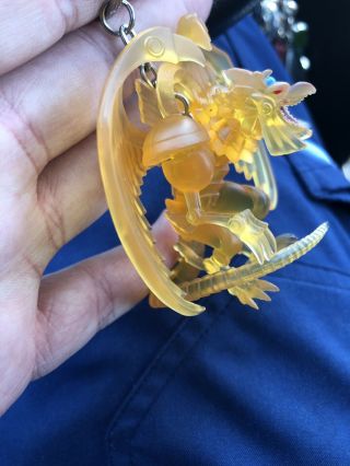 Yugioh Keychain Series 2 Hanger Figure Exclusive Clear The Winged Dragon of Ra 4