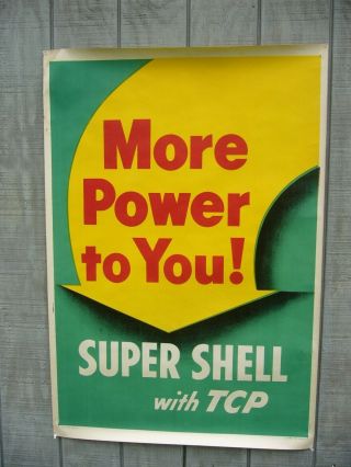 Shell Vintage Oil And Gas Poster More Power To You 4 