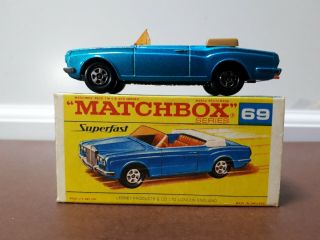 Matchbox Superfast Lesney - Series 69 - Rolls - Royce Silver Shadow