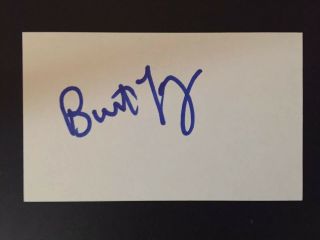 Burt Young - Paulie Pennino In Rocky Films Signed Autographed Index Card