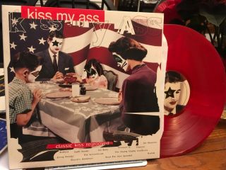 Kiss My Ass Lp Classic Kiss Regrooved Red Colored Vinyl Mint/ex