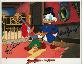 Ducktales The Movie Alan Young 1919 - 2016 Tony Anselmo Signed 8x10 Photo Disney