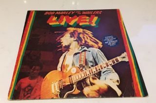 Rare Bob Marley & The Wailers Live Lyceum Record Album & Poster Vinyl Reggae A08