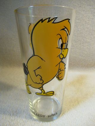 Vintage 1973 Pepsi Looney Tunes Glass Henery Hawk
