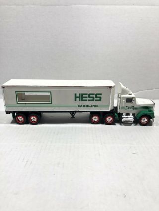 1992 Hess 18 Wheeler And Racer Hess Toy Trucks Green Hess Gasoline - Truck Only
