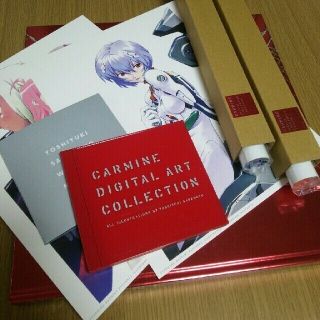 Yoshiyuki Sadamoto Artworks Carmine Art Book Limited Edition W/2 Poster And Cd
