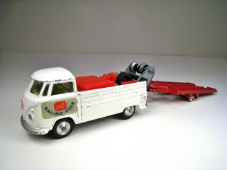 Corgi Toys 1960s Diecast Metal Vw Single Cab Transporter Racing Club Tow Truck