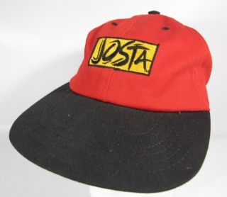 Vintage 1999 Discontinued Josta Hat Baseball Red Yellow Pepsico Panther Rare