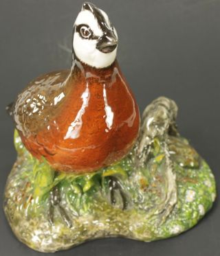 Quail Townsends Ceramics 1980 Bird 9 3/4 " Vtg Marked Dated Signed