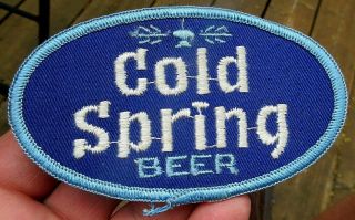 Vintage Cold Spring Beer Shoulder Patch