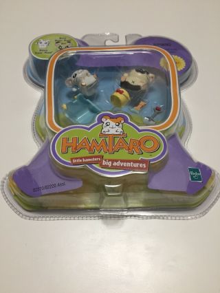 Hamtaro Little Hamsters Big Adventures Hasbro 2000 Bijou & Boss