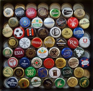 500 Beer Bottle Caps No Dents