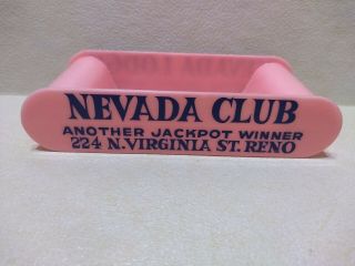 Vtg.  Nevada Club - - Nevada Lodge Casino Reno - Lake Tahoe,  Nv Coin Tray