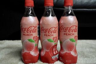 Coca Cola White Peach Coke Japan Exclusive 3 Pack Import From Japan