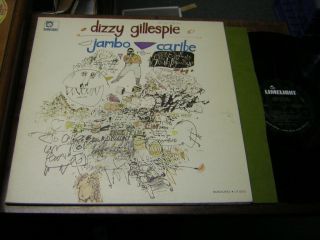 Dizzy Gillespie 60s Jazz Lp Jambo Caribe Gatefold Mono 1964 Usa Issue W/ Booklet