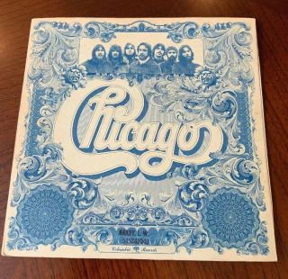 Chicago Vinyl Record,  Vintage,  Columbia Records,  Includes Poster