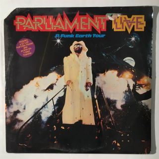 Parliament Live P.  Funk Earth Tour Casablanca Funk Soul Poster 2xlp