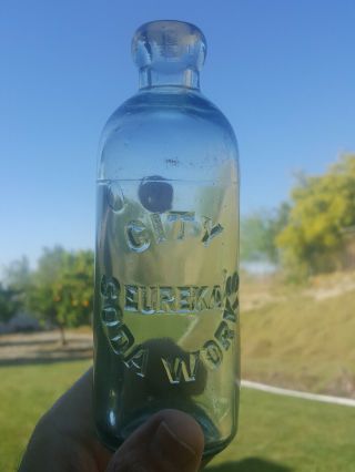 Eureka City Soda Hutch Bottle
