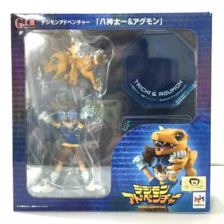 Digimon Adventure Yagami Taichi & Agumon Yamato Ishida & Gabumon PVC Figure Toy 3