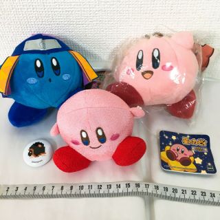 Nintendo Kirby Plush Doll Mascot Strap Stuffed Toy Badge Japan Anime Game H19