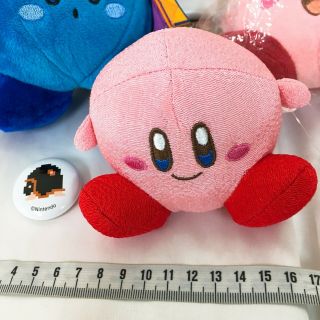 Nintendo Kirby Plush doll mascot Strap Stuffed toy badge Japan anime Game H19 4
