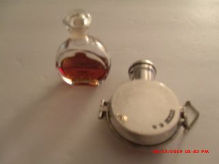 Vintage Cavale Silver Perfume Holder