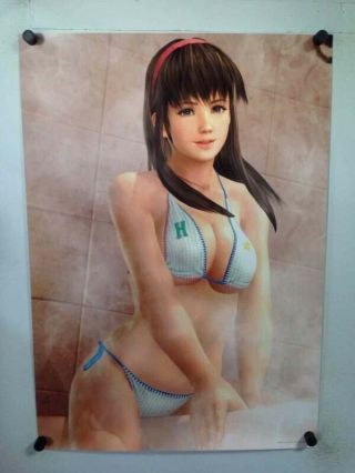 Dead Or Alive Xtreme 3 Official B2 Bath Poster - Hitomi