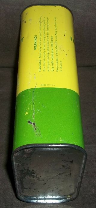 vintage rare john deere implement paint thinner can 4