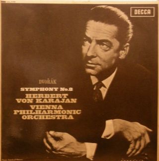 Ultra Rare Org Uk St Lp Karajan Vpo Dvorak Symphony N°8 Decca Sxl 6169
