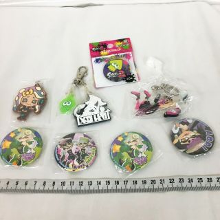 Nintendo Switch Splatoon Can Badge Rubber Acrylic Strap Japan Anime Game H8