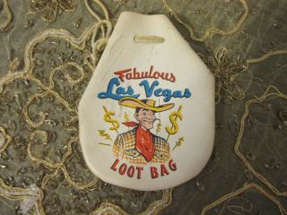 Vintage Fabulous Las Vegas Loot Bag Nugget Stardust Caesars Landmark