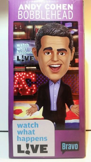 Bravo Tv Watch What Happens Live Andy Cohen Bobblehead Hard To Find