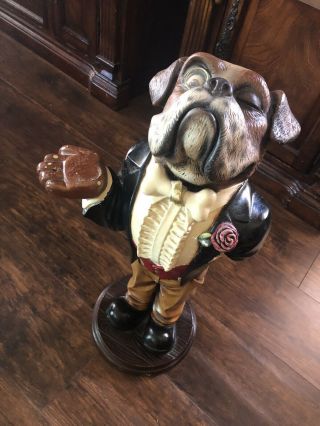Butler Statue - Boxer Butler Statue - Dog Butler - 2 Ft