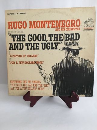 Hugo Montenegro " The Good The Bad And The Ugly " 33 Vinyl Lp Record
