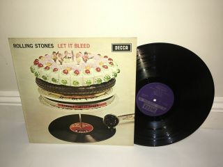 The Rolling Stones - Let It Bleed Lp Boxed Decca 1969 Stereo Uk Orig Ex,  /ex 99p