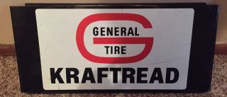 General Tire Heavy Metal Sign Display Oil Gas Auto Car