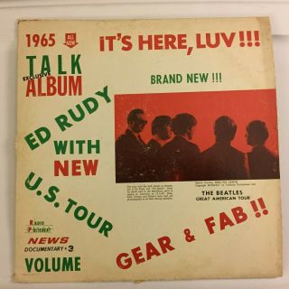 Ed Rudy The Beatles 1965 Talk Album Volume 3 It 