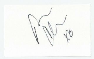 Patricia Clarkson Signed 3x5 Index Card Authentic Autograph Maze Runner Broadway