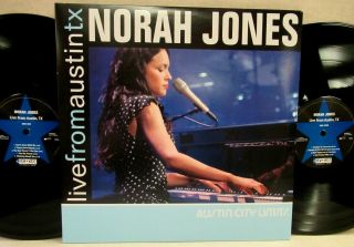 Norah Jones Live From Austin City Limits 2008 Us Ltd Ed Gtfld 2lp Played Once M -